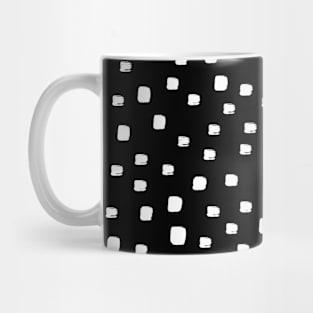 Black and White Spotty Polka Dot Mug